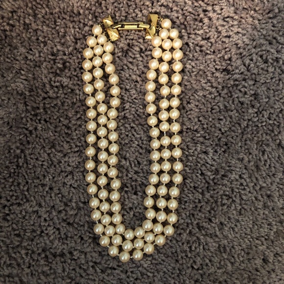 authentic,gold,monet 3-layer pearl set!! - Picture 2 of 3